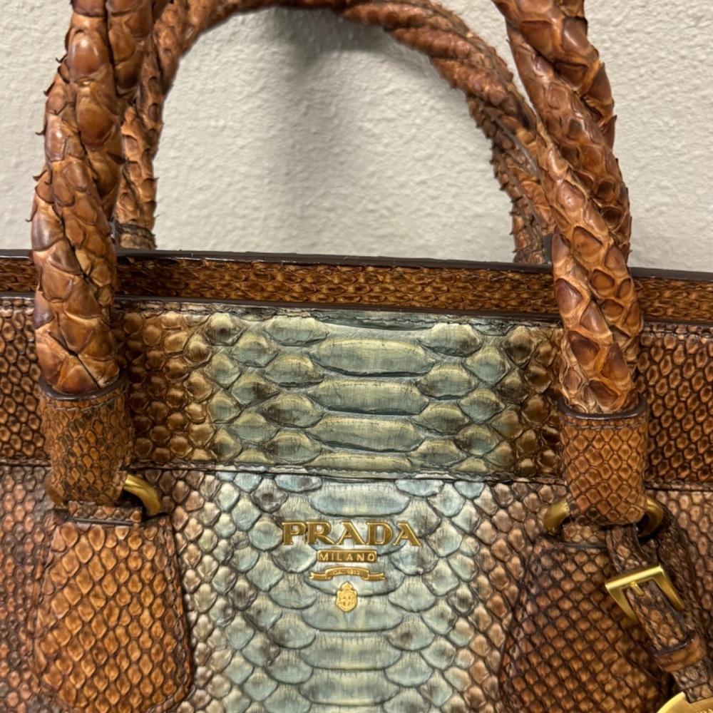Prada Python Frame Bag - image 3
